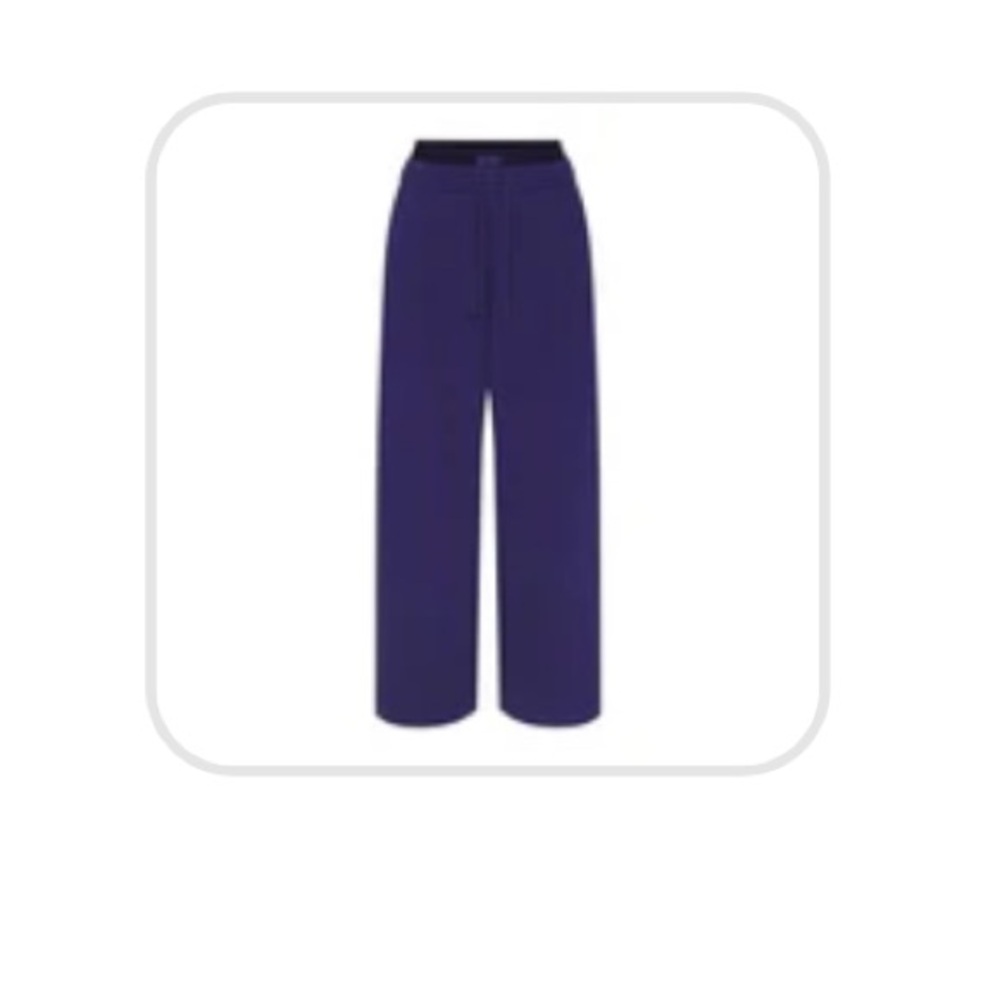 Skims Concord grape Wide-Leg joggers